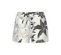 Pyjamashorts LASCANA, Damen, Gr. 36/38, N-Gr, beige (ecru, allover, geblümt), Single Jersey, Obermaterial: 50% Baumwolle, 50% Viskose, geblümt, bequem kurz, Hosen, mit floralem Druck (39020202-36) ecr