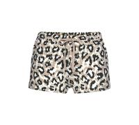 LASCANA Damen Schlafshorts ecru-nougat-schwarz Gr.40/42