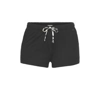 LASCANA Damen Schlafshorts schwarz Gr.36/38
