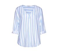 LASCANA Schlupfbluse Damen weiß-hellblau Gr.40