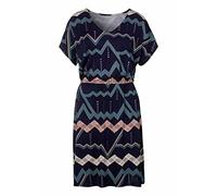 Sleepshirt LASCANA Gr. 40/42, N-Gr, blau (allover, dunkelblau) Damen Kleider (76579722-40) allover, dunkelblau