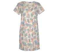 Sleepshirt LASCANA Gr. 44/46, N-Gr, beige (sand, grün) Damen Kleider (10909562-44) sand, grün