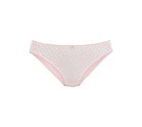 LASCANA Damen Slip Chiara | mit Zierschleife, Netz-Muster, Baumwollzwickel, Dessous für besondere Anlässe