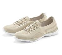 Sneaker LASCANA, Damen, Gr. 43, beige, Obermaterial: 100% Textilmaterial. Futter: 100% Textilmaterial. Decksohle: 100% Textilmaterial. Laufsohle: 100% Synthetik, unifarben, sportlich, Schuhe, Slipper,