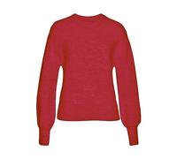 Strickpullover LASCANA Gr. 36/38, rot Damen Pullover Strandpullover in Melange-Optik (34953959-36)