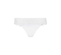 String LASCANA "Wanda Dessous" Gr. 48/50, weiß Damen Unterhosen Klassische Strings mit Stickerei Spitze in blumiger Optik (748283-48) weiß