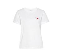LASCANA T-Shirt Damen weiß-rot Gr.32/34