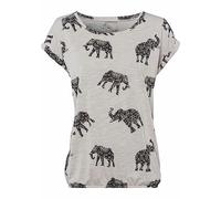 LASCANA T-Shirt Damen beige-gemustert Gr.36/38