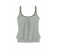 LASCANA - Venice Beach LM exkl. Sport OT Tankini ohne Bügel oliv stripe - Gr. - 46
