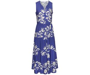 LASCANA Druckkleid Damen creme-royalblau Gr.36