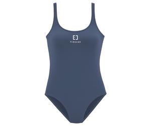 LASCANA - Elbsand LM Badeanzug mit Cup smokeyblue - Gr. - 36C/D