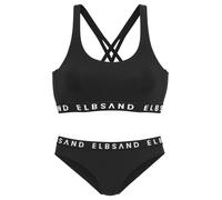 LASCANA - Elbsand LM Bustier-Bikini black - Gr. - 42C