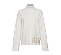 Sweater ELBSAND "- Strickpullover - Rollkragenpullover" Gr. 32/34, weiß (wollweiß) Damen Sweatshirts (52710826-32) wollweiß