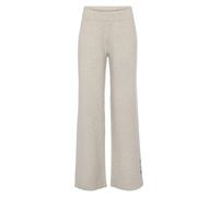 Elbsand Strickhose Damen – meliert, lässig geschnitten mit weitem Bein – Gr. 36/38 Hellgrau