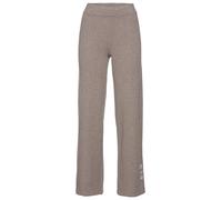 Elbsand Strickhose Damen LM Knit Wide Leg - Feinstrick, meliert, taupe Gr.44/46