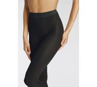 Feinstrumpfhose LASCANA, Damen, Gr. 40/42, schwarz, Obermaterial: 80% Polyamid, 20% Elasthan, unifarben, elastisch, Strumpfhosen Feinstrumpfhose, leichter Stützeffekt (61355958-40) schwarz