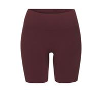 Funktionsshorts LASCANA "Po Push Up", Damen, Gr. S (36/38), N-Gr, rot (dunkelrot), Rippware, Obermaterial: 91% Polyamid, 8% Elasthan, 1% Polyester, unifarben, sportlich, figurbetont ca. Mitte Obersche