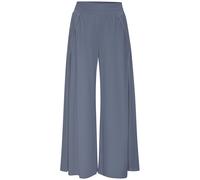 Haremshose LASCANA, Damen, Gr. 48/50, N-Gr, jeans, Single Jersey, Obermaterial: 93% Polyester, 7% Elasthan, unifarben, Hosen Haremshose, mit überlappenden Seitennähten (60238169-48) jeans