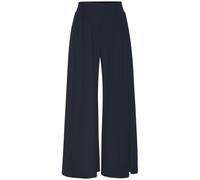 Haremshose LASCANA, Damen, Gr. 32/34, N-Gr, blau (marine), Single Jersey, Obermaterial: 93% Polyester, 7% Elasthan, unifarben, Hosen Haremshose, mit überlappenden Seitennähten (25704031-32) marine