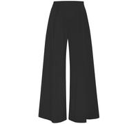 Haremshose LASCANA, Damen, Gr. 52/54, N-Gr, schwarz, Single Jersey, Obermaterial: 93% Polyester, 7% Elasthan, unifarben, Hosen Haremshose, mit überlappenden Seitennähten (21490312-52) schwarz