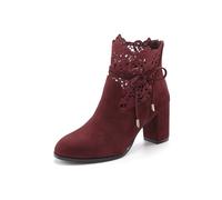LASCANA High-Heel-Stiefelette Damen bordeaux Gr.43