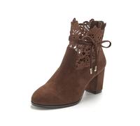 LASCANA High-Heel-Stiefelette Damen dunkelbraun Gr.41