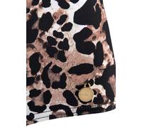 LASCANA Highwaist-Bikini-Hose Damen braun-bedruckt Gr.36