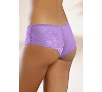 Hipster LASCANA, Damen, Gr. 32/34, lila (orchidee), Spitze, Obermaterial: 90% Polyamid, 10% Elasthan, unifarben, körpernah, Unterhosen, aus zarter Spitze (63181725-32) orchidee