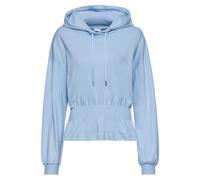 Hoodie LASCANA Gr. 48/50, blau (hellblau) Damen Sweatshirts (61607255-48) hellblau