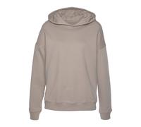 Hoodie LASCANA Gr. 44/46, braun (hellbraun) Damen Sweatshirts (22313226-44) hellbraun