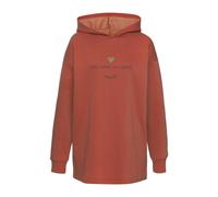 Hoodie LASCANA Gr. 48/50, rot (rotbraun) Damen Sweatshirts (99140854-48) rotbraun