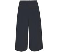 Hosenrock LASCANA, Damen, Gr. 34, navy, Obermaterial: 75% Polyester, 18% Viskose, 7% Elasthan. Taschenbeutel: 100% Polyester, unifarben, figurumspielend ca. Mitte Wade, Röcke, mit Bundfalten, Anzughos