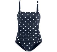 Lascana Jada Damen Badeanzug, blau 40C