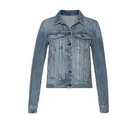 Jeansjacke LASCANA Gr. 46, blau (blue, denim) Damen Jacken Jeansjacke Kurzjacke (59321907-46) blue, denim