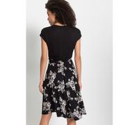 LASCANA Jerseykleid Damen schwarz-creme-bedruckt Gr.44