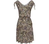 LASCANA Jerseykleid Damen schwarz-orange bedruckt Gr.36