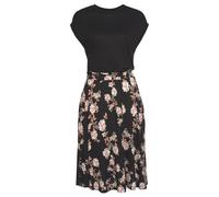 LASCANA Jerseykleid Damen schwarz-orange-bedruckt Gr.46