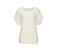 LASCANA Kurzarmpullover Damen creme-goldfarben Gr.44/46