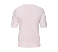 Kurzarmpullover LASCANA, Damen, Gr. 40/42, rosé, Feinstrick, Obermaterial: 70% Viskose, 30% Polyamid, unifarben, Basic, figurumspielend hüftlang, Rundhals, Pullover, in Feinstrick-Qualität, T-Shirt Pu