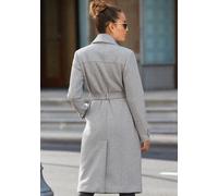 LASCANA Langmantel Damen grau-meliert Gr.44