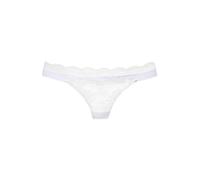 String LASCANA "Valentina", Damen, Gr. 44/46, beige (creme), Mesh, Spitze, Obermaterial: 87% Polyamid, 13% Elasthan, körpernah, Unterhosen String, aus dezent transparenter Spitze (13249145-44) creme