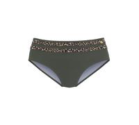 LASCANA - lascana Bikinihose Highwaist oliv-leo - Gr. - 36