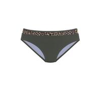 LASCANA - lascana Bikinihose normal oliv-leo - Gr. - 46