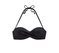 LASCANA - LASCANA Bügel-Bandeau-Top black - Gr. - 42C