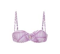 LASCANA - LASCANA Bügel-Bandeau-Top lilac-cream - Gr. - 42C