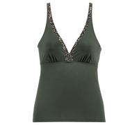 LASCANA - lascana Bügel-Tankini-Top oliv-leo - Gr. - 46E