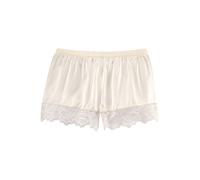 Panty LASCANA "Alana", Damen, Gr. 36, beige (champagner), Spitze, Obermaterial: 75% Seide, 17% Polyamid, 8% Elasthan, Unterhosen Panty, im edlen Shorty-Schnitt mit hohem Seidenanteil (60046705-36) cha
