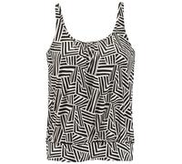 LASCANA - LASCANA OT Oversize-Tankini black-creme - Gr. - 44