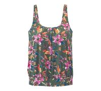 Lascana - LASCANA Oversize-Tankini-Top oliv print - Gr. - 40