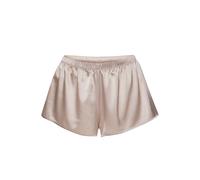 Panty LASCANA "Alana", Damen, Gr. 42, beige (sand), Obermaterial: 94% Seide, 6% Elasthan, weit, Unterhosen Panty, im edlen Shorty-Schnitt mit hohem Seidenanteil (83070337-42) sand